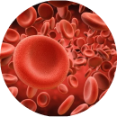 Medical cross icon circular