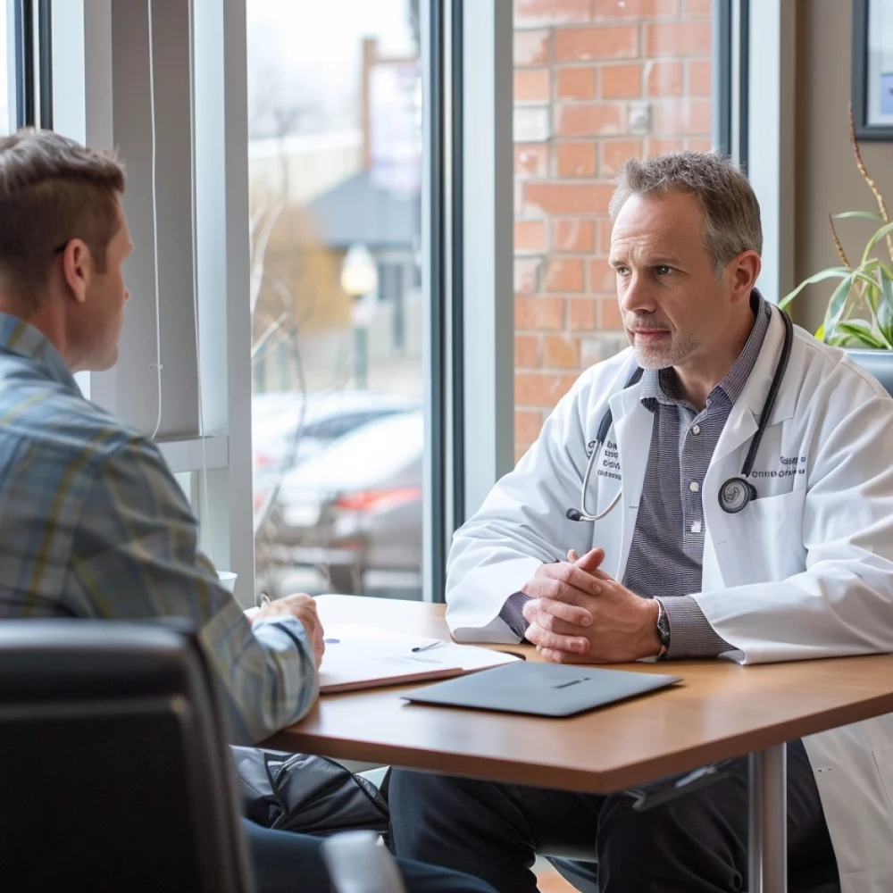 Healthcare team meeting